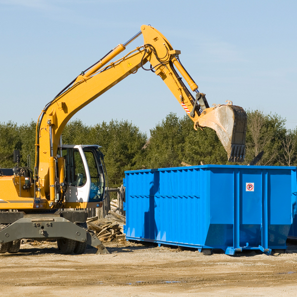 what are the rental fees for a residential dumpster in Glennville